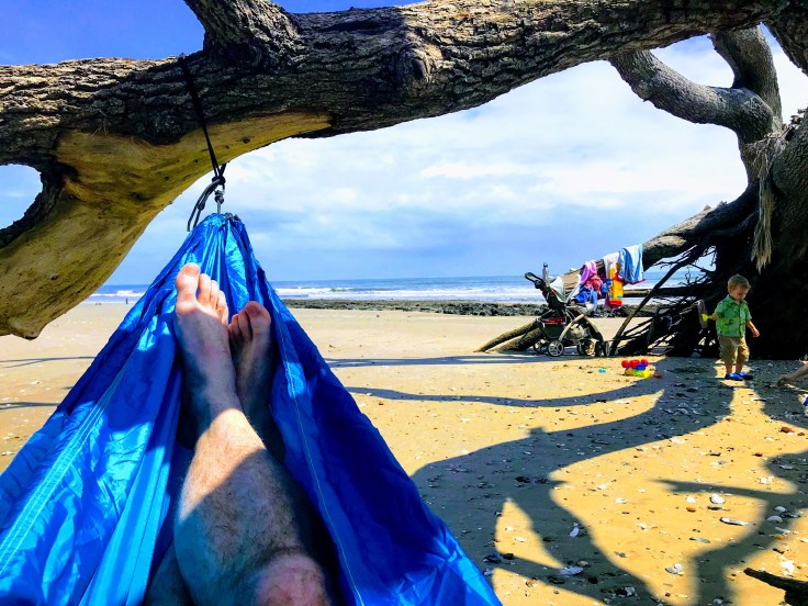 Hammock in the shade of a tree on Botany Bay Beach.jpg
